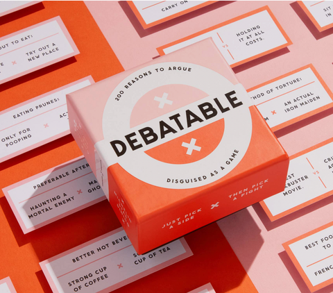 Coffee Table Games- Brass Monkey Debatable Game Set