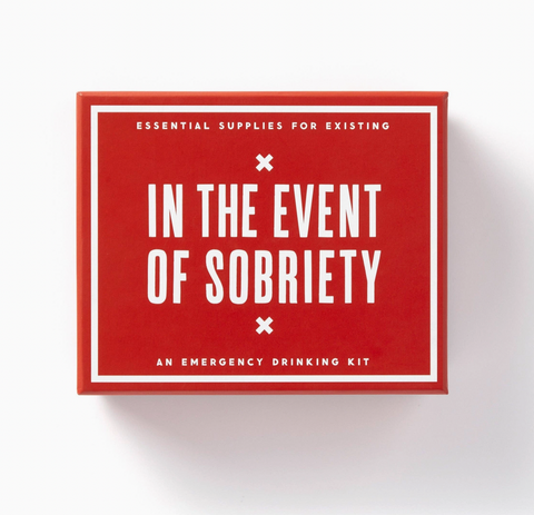 Brass Monkey in the Event of Sobriety Emergency Drinking Kit
