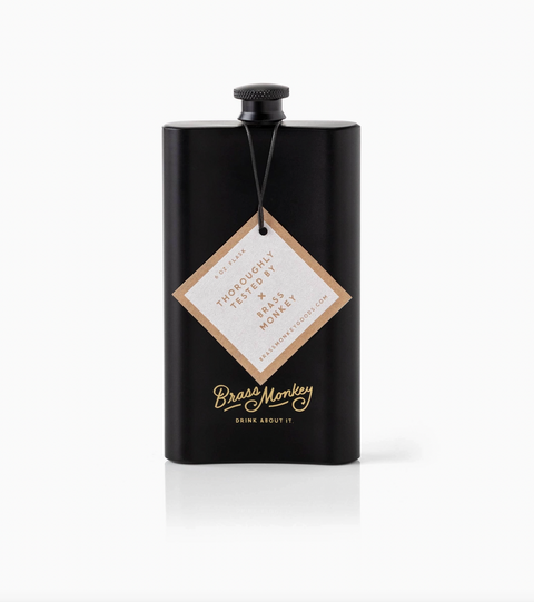 Brass Monkey It's What's Inside That Counts Pocket Flask