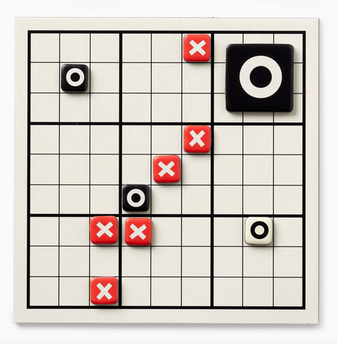 Coffee Table Games- Brass Monkey Tic Tac No Magnetic Fridge Game