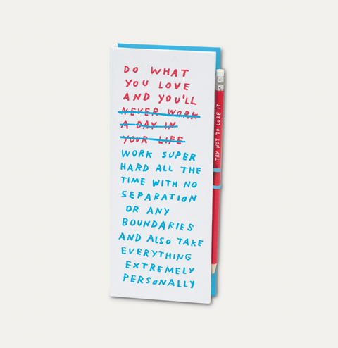 Work/Life Balance List Ledger