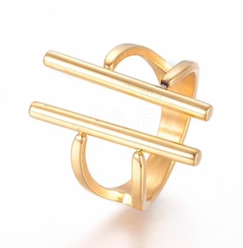 Statement Double Bar Ring