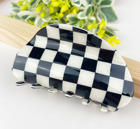 Checkered Claw Clip