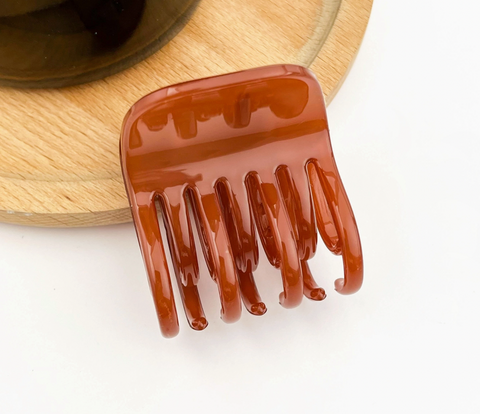 Small Jelly Simple Hair Claw Clip- Color Options