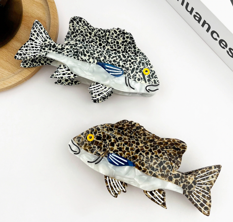 Grouper Fish Hair Claw Clip -Options