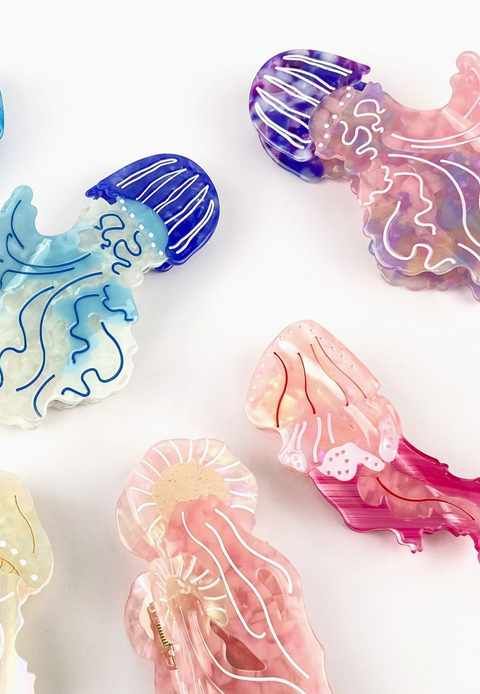 Jellyfish Hair Claw Clip -Options