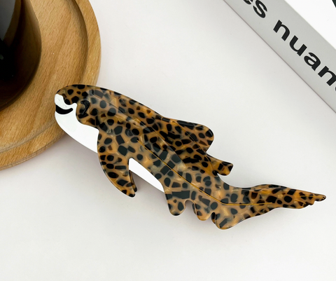Speckled Shark Hair Claw Clip