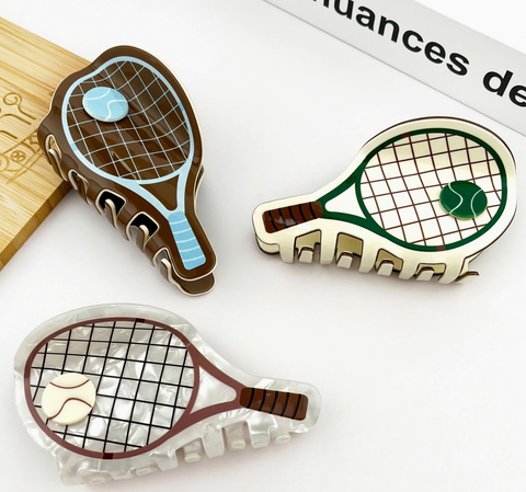 Racket Hair Claw Clip