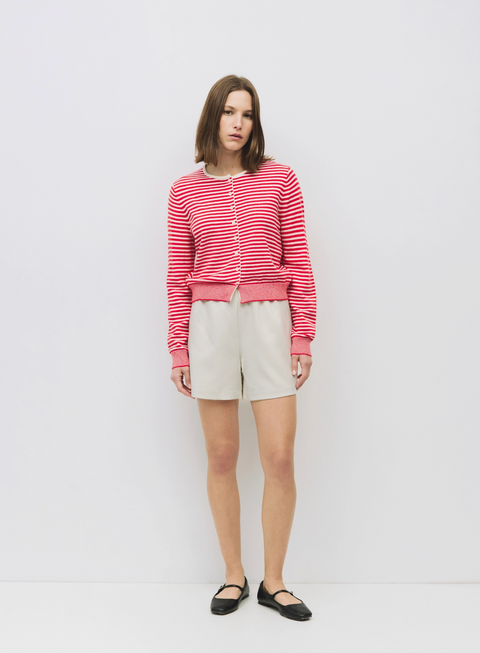 The Montana Cardigan | Striped Button-Down Cardigan