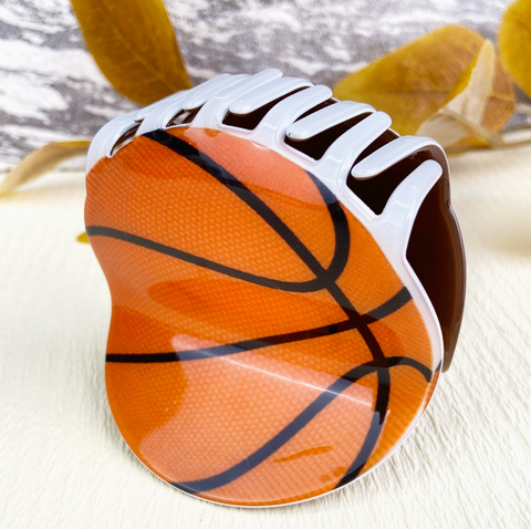 Sports Ball Hair Claw Clip- Options