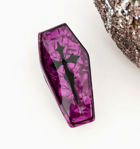 Coffin Hair Claw Clip