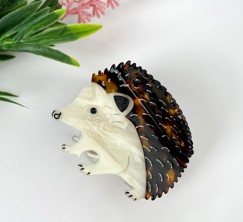 Hedgehog Hair Claw Clip
