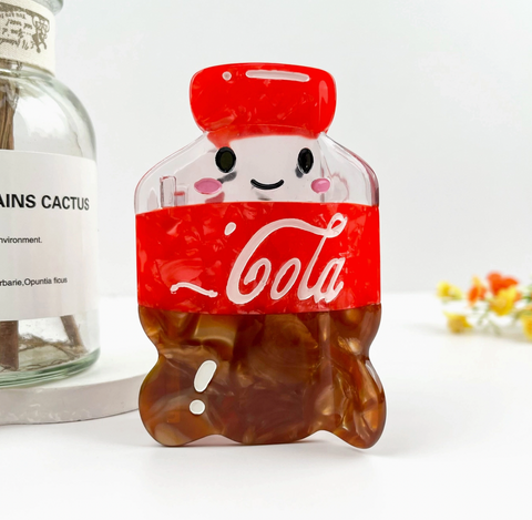 Happy Cola Hair Claw Clip