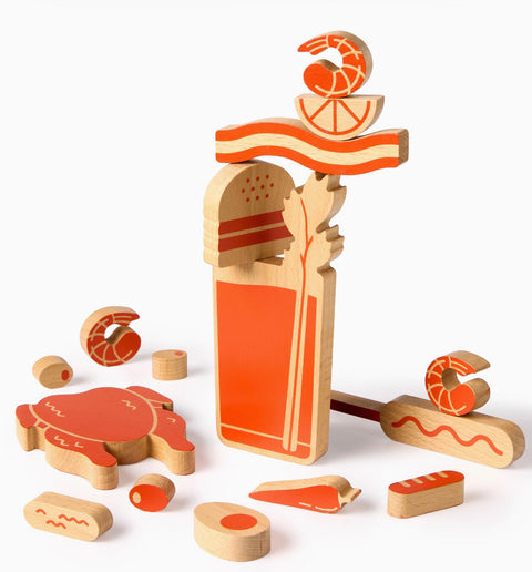 Coffee Table Games- Brass Monkey Over-Loaded Bloody Mary Balance Game