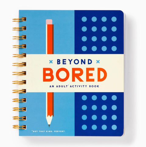 Brass Monkey Coffee Table Book- Beyond Bored -Activity Journal