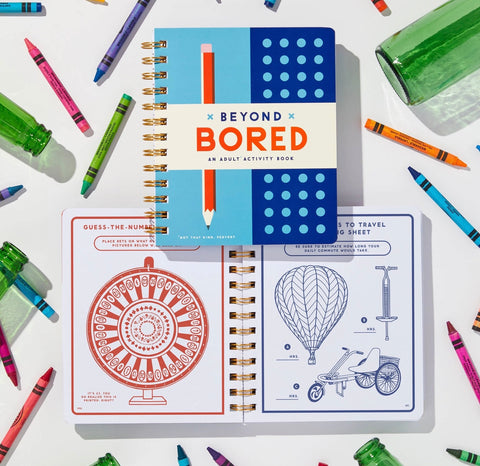 Brass Monkey Coffee Table Book- Beyond Bored -Activity Journal