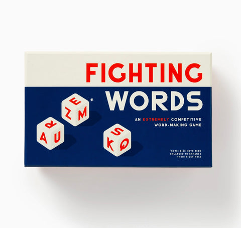 Coffee Table Games- Brass Monkey Fighting Words Dice Game