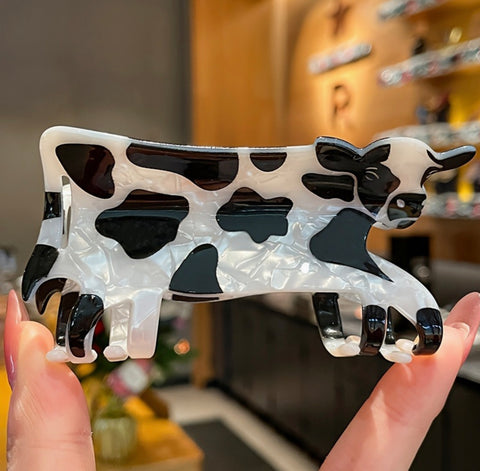Cow Hair Claw Clip