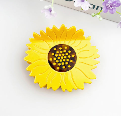 Sunflower Hair Claw Clip