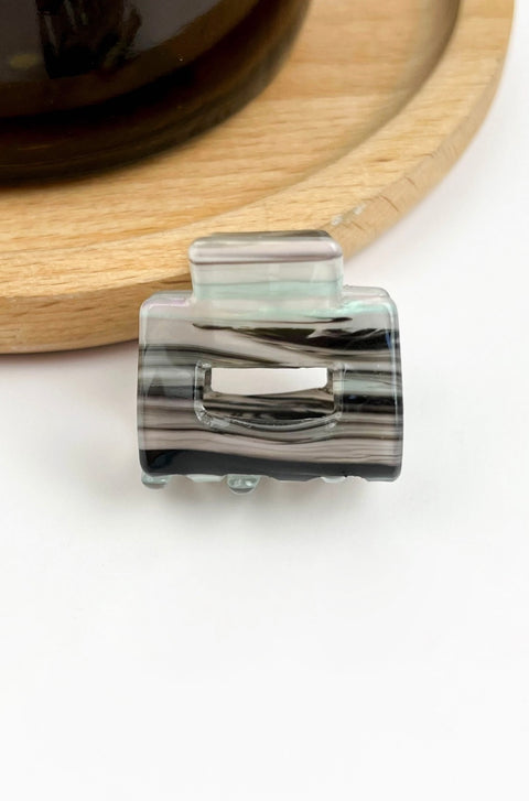 Tiny Simple Mini Square Hair claw clip -Options