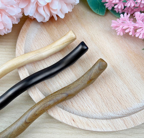 Wooden Sandalwood Hair Pin-Options