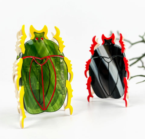 Beetle Hair Claw Clip- options