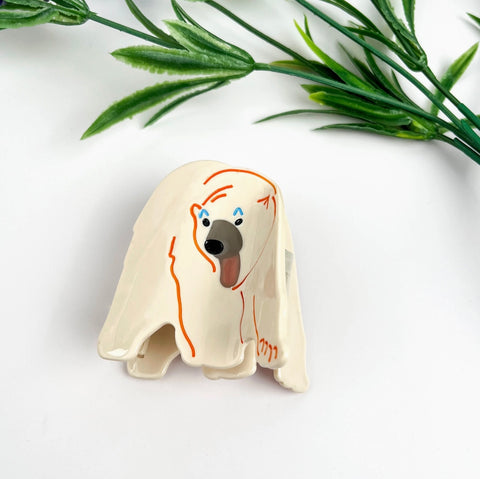 Polar Bear Claw Clip