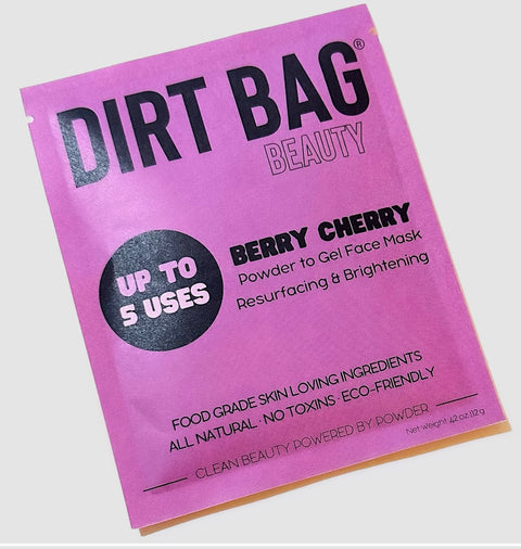 Dirt Bag Beauty Natural Face Mask- Berry Cherry