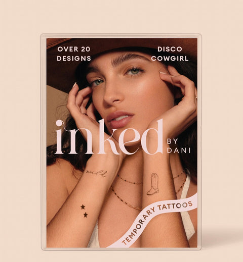 INKED By Dani- Disco Girl Temporary Tattoo Pack