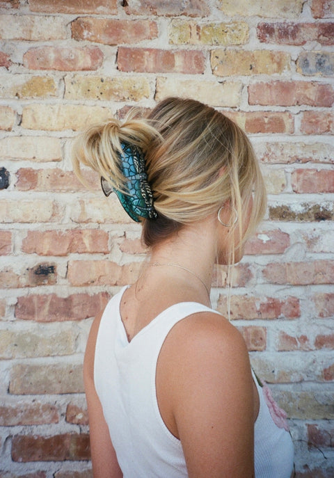 Dragonfly Tiffany Lamp Shade Claw Clip