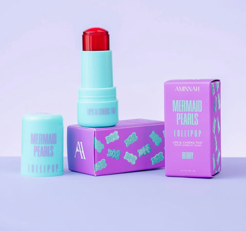 Mermaid Pearls Lollipop - Lips & Cheeks Blush Tint