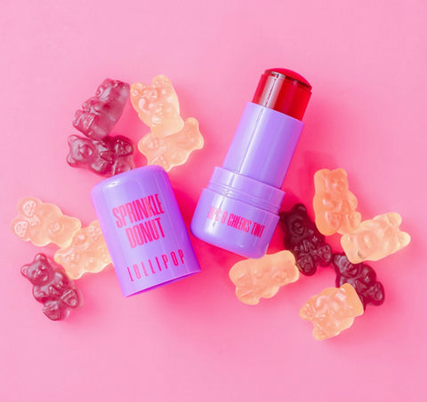 Sprinkle Donut Lollipop - Lips & Cheeks Blush Tint