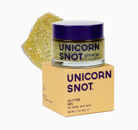 Unicorn Snot Original Glitter Gel | Bling-Gold | Body Glitter | Shimmer