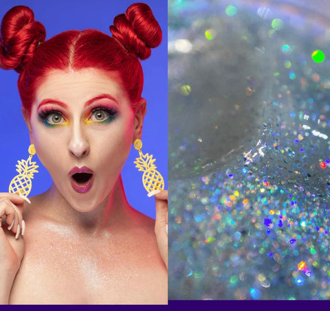 Unicorn Snot Original Glitter Gel | Disco-Silver | Body Glitter | Shimmer