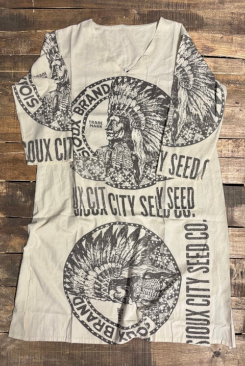 Weekend Mercantile Long Sleeve Sack Dress - Sioux City