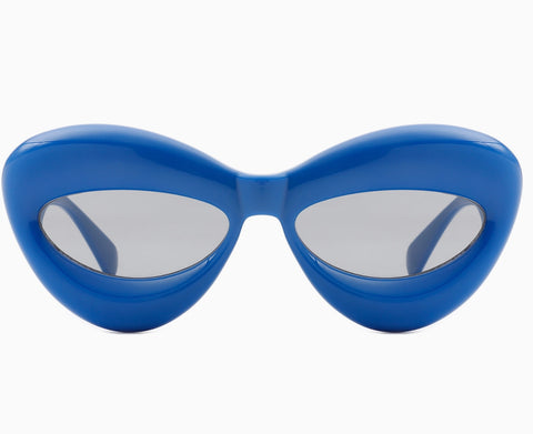 Oversized Unique Shape Retro Sunglasses - options