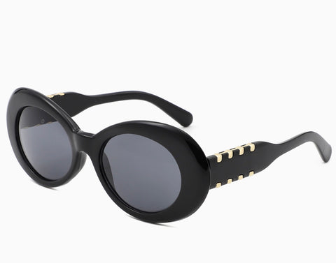 Retro Oval Oversized Sunglasses -options