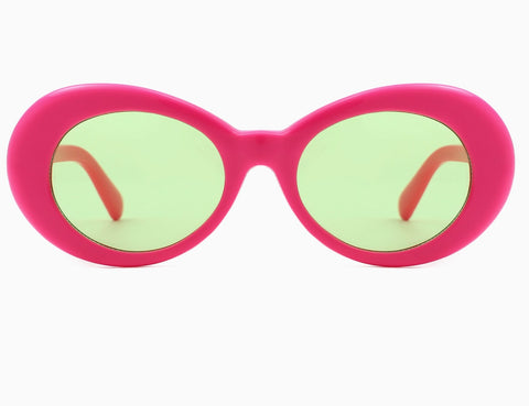 Retro Oval Oversized Sunglasses -options