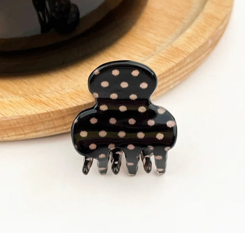 Classic Tiny Polka Dot Hair Claw Clip-options