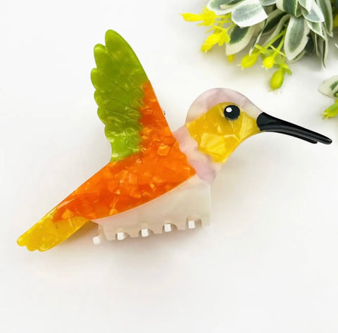 Hummingbird Claw Clip-options