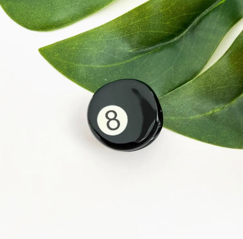 Tiny Pool Ball Hair Claw Clip -options