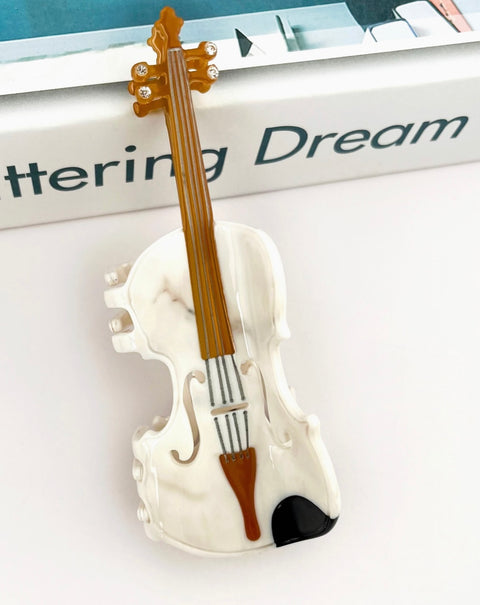 Violin Hair Claw Clip -options
