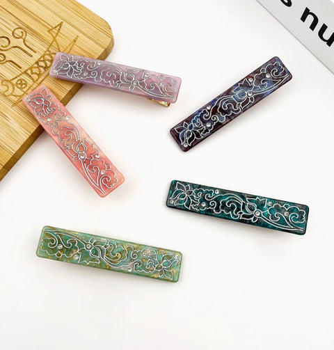 Lotus Duckbill Barrette Hair Clip- options