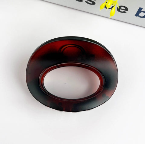 SimpleThickened Oval Hair Claw Clip