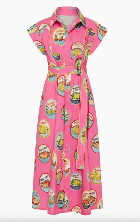 Fruit Print Maxi