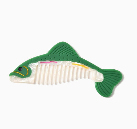Fish Acetate Novelty Hair Combs -options