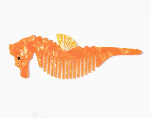 Fish Acetate Novelty Hair Combs -options