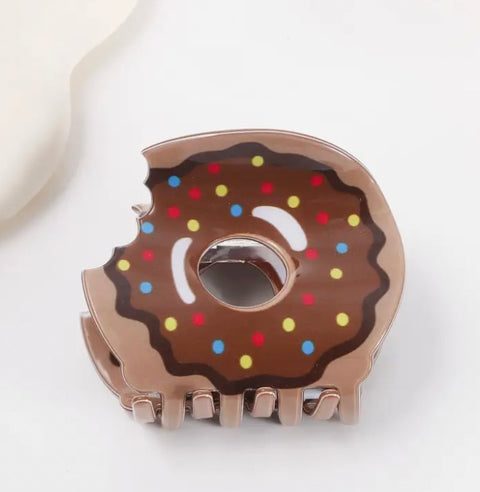 Sprinkle Donut Hair Claw Clip- options