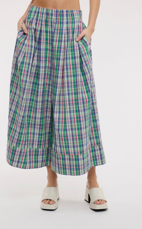 Plaid Wide Leg Pants/ Gauchos -Options