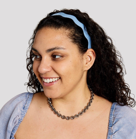 Wavy Headband in Periwinkle
